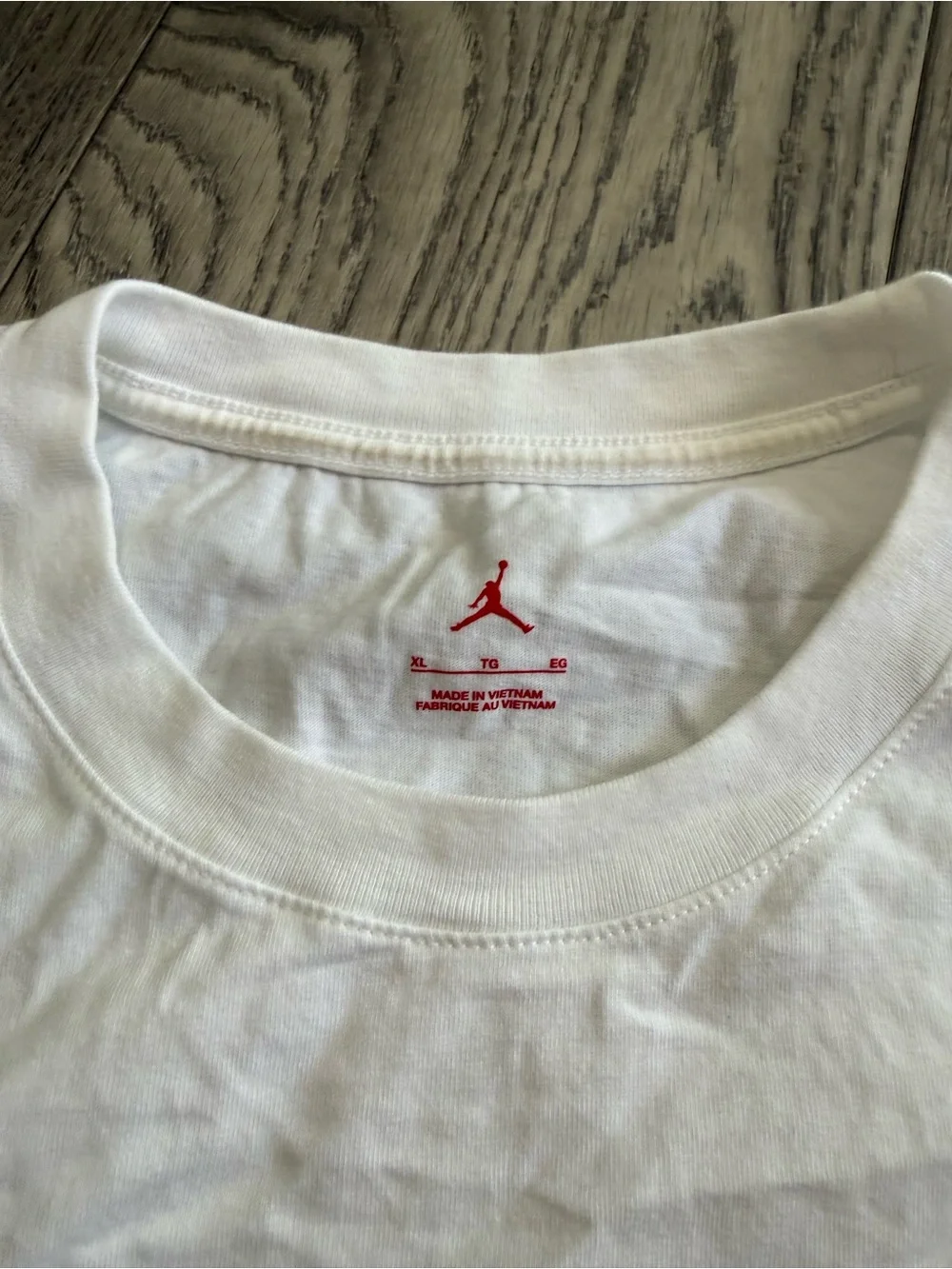 Jordan 23 Checkered Graphic T-Shirt Size XL